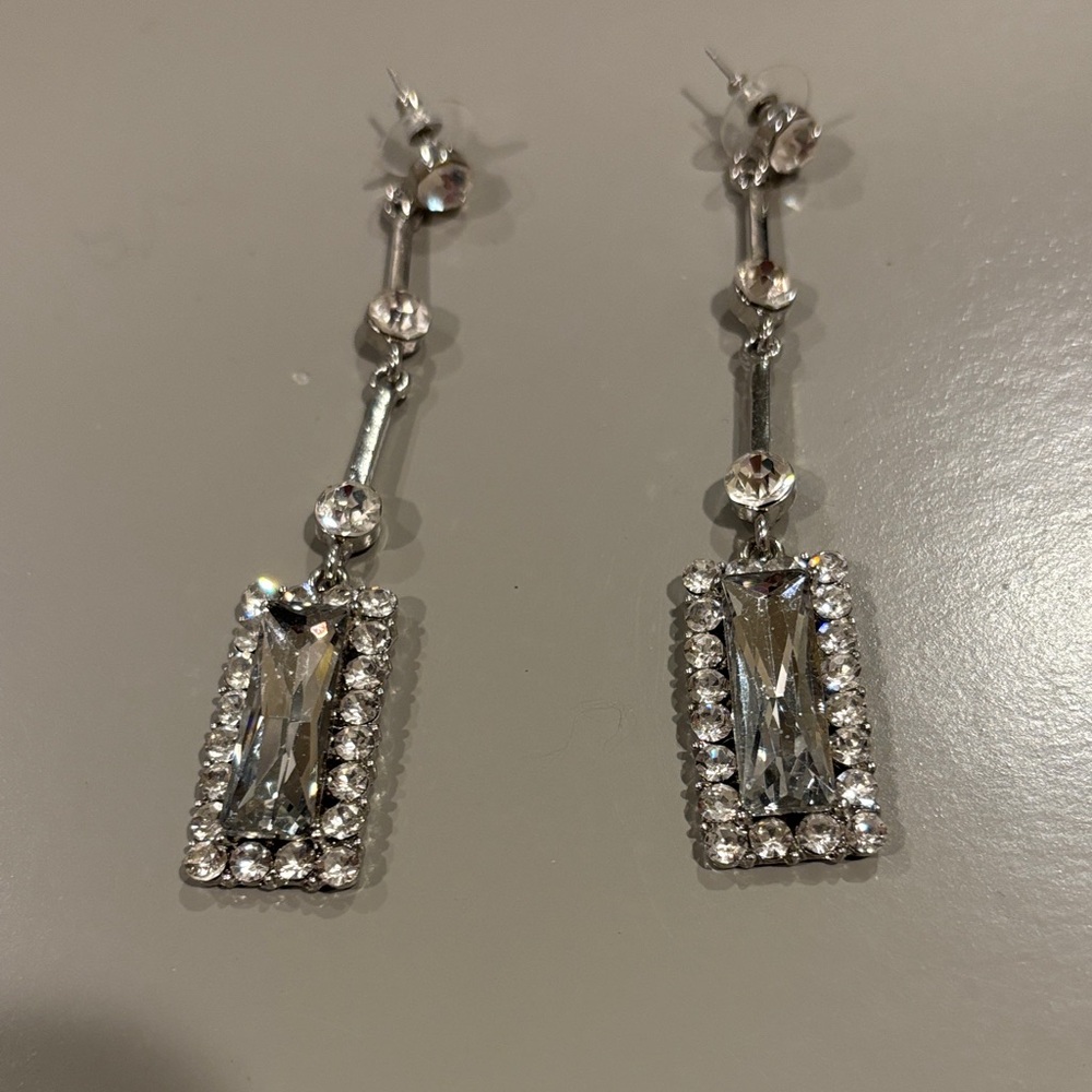 Elegant Silver Drop Earrings